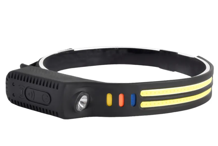 Dual-light Silicone Sensor Headlamp