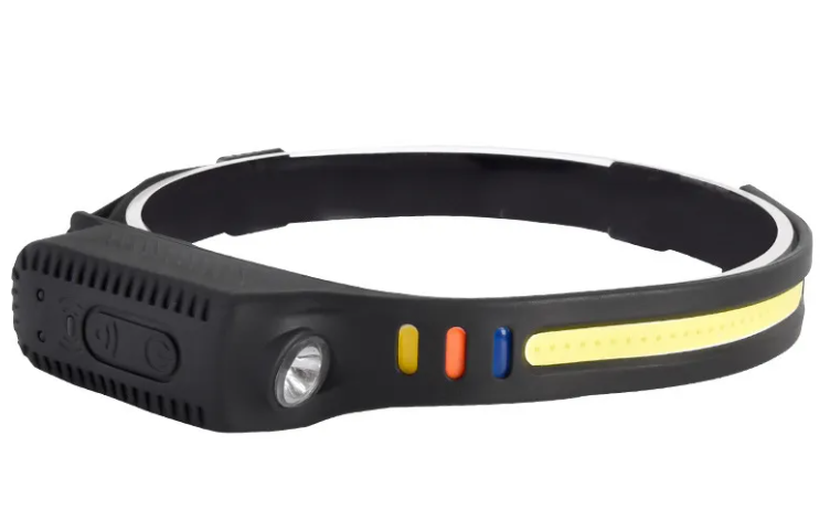 Dual-light Silicone Sensor Headlamp