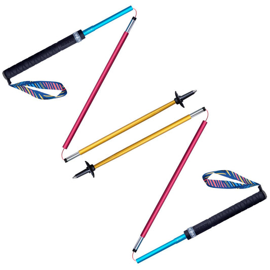 AONIJIE Folding Ultralight 7075 Aluminum Alloy Trekking Poles Quick Lock Trekking Hiking Pole Walking Stick (120 CM Style 2)